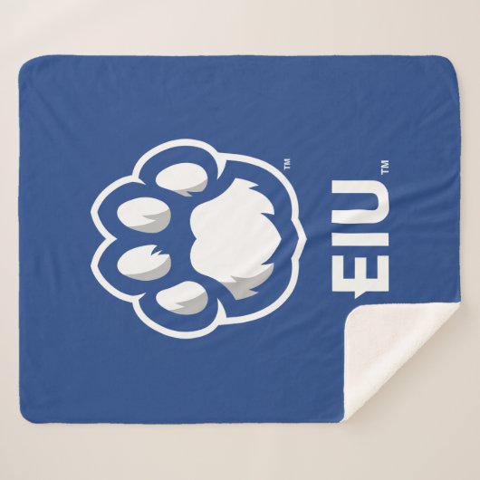 Eastern Illinois Panthers Paw Print & EIU Sherpadecke (Vorderseite (Horizontal))