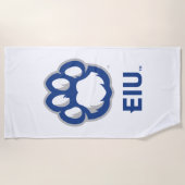 Eastern Illinois Panthers Paw Print & EIU Strandtuch (Vorderseite)