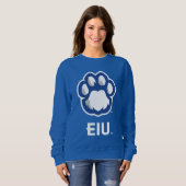 Eastern Illinois Panthers Paw Print & EIU Sweatshirt (Vorne ganz)