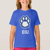 Eastern Illinois Panthers Paw Print & EIU T-Shirt (Vorderseite)