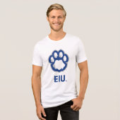 Eastern Illinois Panthers Paw Print & EIU Tri-Blend Shirt (Vorderseite voll)