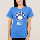 Eastern Illinois Panthers Paw Print & EIU Tri-Blend Shirt (Vorderseite)