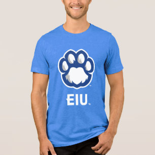 Eastern Illinois Panthers Paw Print & EIU Tri-Blend Shirt