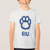 Eastern Illinois Panthers Paw Print & EIU Tri-Blend Shirt (Vorderseite)