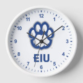 Eastern Illinois Panthers Paw Print & EIU Uhr (Vorderseite)