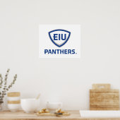 Eastern Illinois Panthers Schild & Wordmark-Logo (Küche)