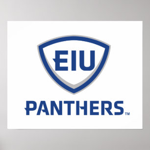 Eastern Illinois Panthers Schild & Wordmark-Logo