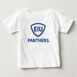 Eastern Illinois Panthers Schild & Wordmark-Logo Baby T-shirt