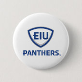 Eastern Illinois Panthers Schild & Wordmark-Logo Button (Vorderseite)