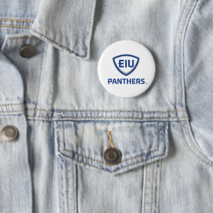 Eastern Illinois Panthers Schild & Wordmark-Logo Button