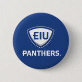 Eastern Illinois Panthers Schild & Wordmark-Logo Button (Vorderseite)