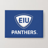 Eastern Illinois Panthers Schild & Wordmark-Logo Button (Vorderseite)