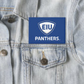 Eastern Illinois Panthers Schild & Wordmark-Logo Button (Insitu)