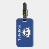 Eastern Illinois Panthers Schild & Wordmark-Logo Gepäckanhänger (Vorderseite vertikal)