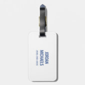 Eastern Illinois Panthers Schild & Wordmark-Logo Gepäckanhänger (Rückseite vertikal)