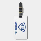 Eastern Illinois Panthers Schild & Wordmark-Logo Gepäckanhänger (Vorderseite vertikal)