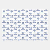 Eastern Illinois Panthers Schild & Wordmark-Logo Geschenkpapier Set (Vorderseite 2)