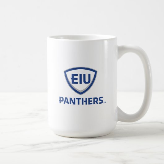 Eastern Illinois Panthers Schild & Wordmark-Logo Kaffeetasse (Rechts)