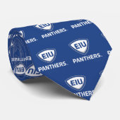 Eastern Illinois Panthers Schild & Wordmark-Logo Krawatte (Gerollt)