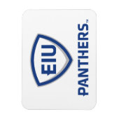 Eastern Illinois Panthers Schild & Wordmark-Logo Magnet (Vertikal)