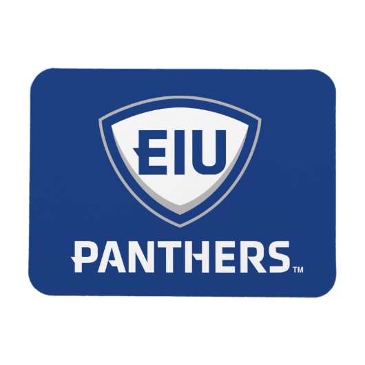Eastern Illinois Panthers Schild & Wordmark-Logo Magnet (Horizontal)