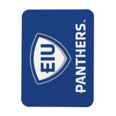 Eastern Illinois Panthers Schild & Wordmark-Logo Magnet (Vertikal)