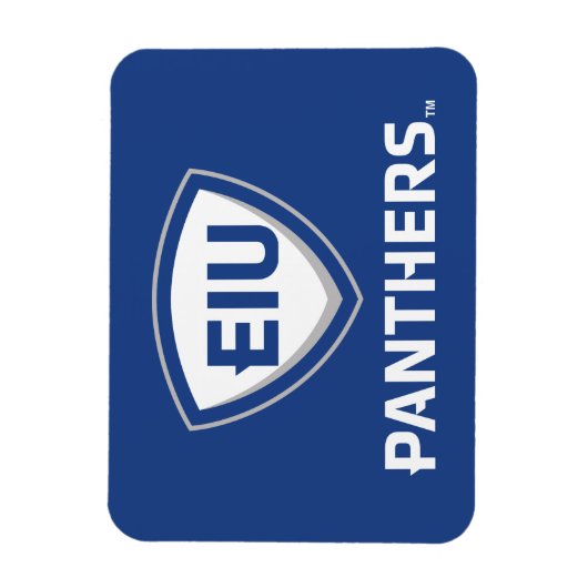 Eastern Illinois Panthers Schild & Wordmark-Logo Magnet (Vertikal)