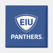 Eastern Illinois Panthers Schild & Wordmark-Logo Magnet (Vorne)