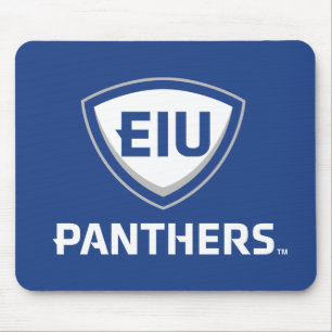 Eastern Illinois Panthers Schild & Wordmark-Logo Mousepad