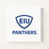 Eastern Illinois Panthers Schild & Wordmark-Logo Notizblock (Rückseite)