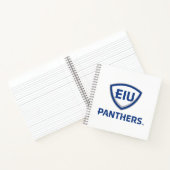 Eastern Illinois Panthers Schild & Wordmark-Logo Notizblock (Innenseite)