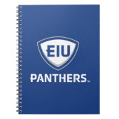 Eastern Illinois Panthers Schild & Wordmark-Logo Notizblock (Vorderseite)