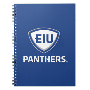 Eastern Illinois Panthers Schild & Wordmark-Logo Notizblock