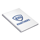 Eastern Illinois Panthers Schild & Wordmark-Logo Notizblock (Rechte Seite)
