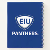 Eastern Illinois Panthers Schild & Wordmark-Logo Notizblock (Rückseite)