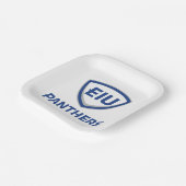Eastern Illinois Panthers Schild & Wordmark-Logo Pappteller (Gewinkelt)