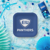 Eastern Illinois Panthers Schild & Wordmark-Logo Pappteller (Party)