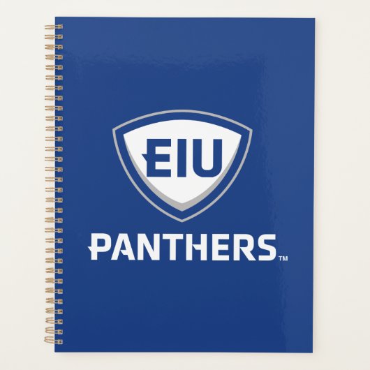 Eastern Illinois Panthers Schild & Wordmark-Logo Planer (Vorderseite)