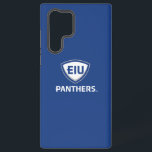 Eastern Illinois Panthers Schild & Wordmark-Logo Samsung Galaxy Hülle<br><div class="desc">Dieses Design vereint zwei Schlüsselelemente der Eastern Illinois University (EIU). Oben wird das Akronym "EIU" in fett gedruckten, serifenlosen Buchstaben in schildähnlicher Form dargestellt, die blau und grau dargestellt werden. Dieses Schild symbolisiert Stärke und Schutz und repräsentiert die Werte der Universität. Unter dem Schild wird das Wort "PANTHERS" in einem...</div>