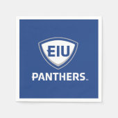 Eastern Illinois Panthers Schild & Wordmark-Logo Serviette (Vorderseite)