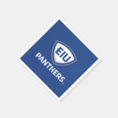 Eastern Illinois Panthers Schild & Wordmark-Logo Serviette (Ecke)