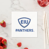 Eastern Illinois Panthers Schild & Wordmark-Logo Serviette (Beispiel)