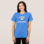 Eastern Illinois Panthers Schild & Wordmark-Logo Tri-Blend Shirt (Vorderseite voll)