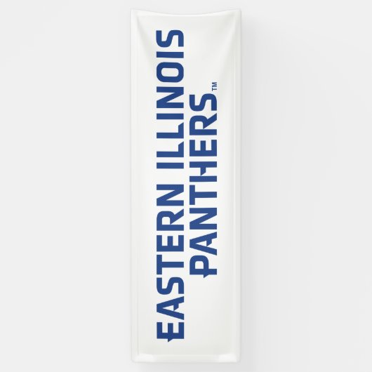 Eastern Illinois Panthers - Textlogo Banner (Vertikal)