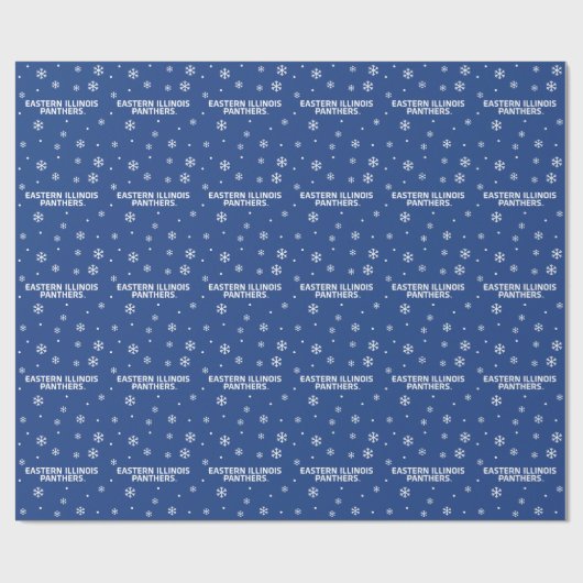 Eastern Illinois Panthers - Textlogo Geschenkpapier (Flach)