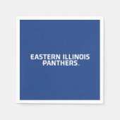 Eastern Illinois Panthers - Textlogo Serviette (Vorderseite)