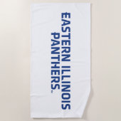 Eastern Illinois Panthers - Textlogo Strandtuch (Vorderseite)