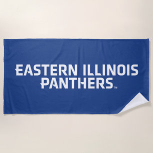 Eastern Illinois Panthers - Textlogo Strandtuch
