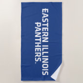 Eastern Illinois Panthers - Textlogo Strandtuch (Vorderseite)