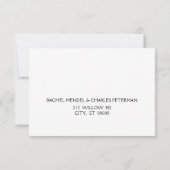 Eastern Indigo Schlange Naturkunde RSVP Karte (Rückseite)